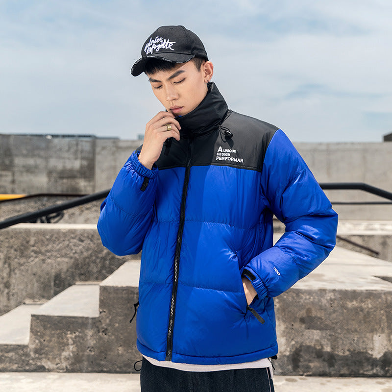 Stand-up Collar Camouflage Warm Cotton Coat