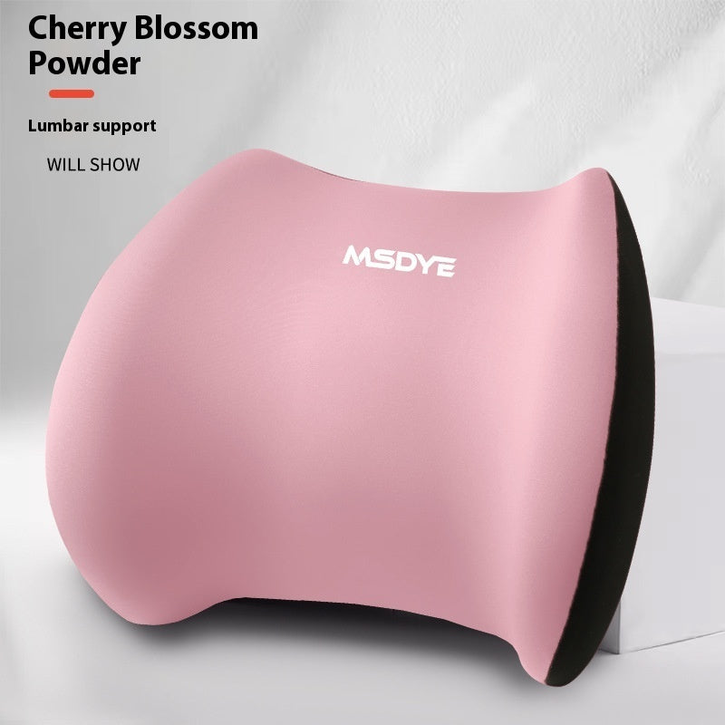 Car Memory Foam Latex Headrest Lumbar Support Pillow