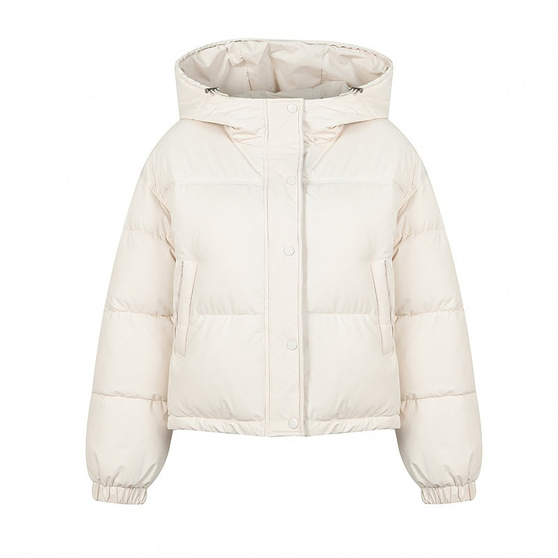 Loose Hooded Lightweight Cotton Clothing Coat