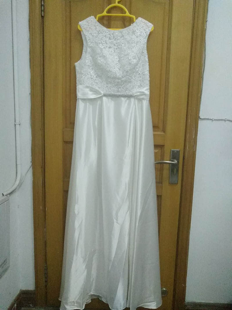 Chiffon long evening dress