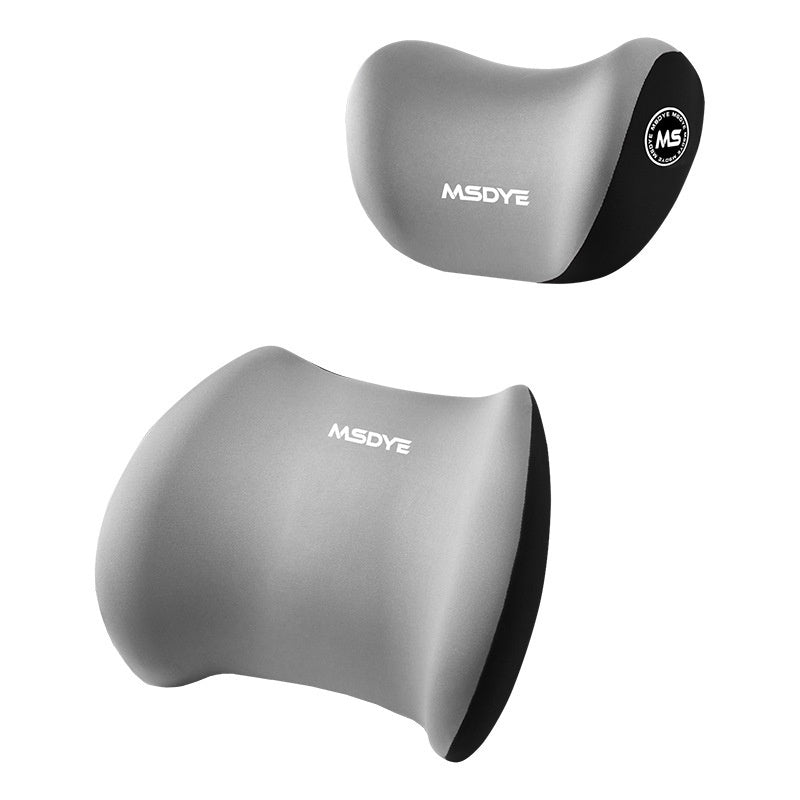 Car Memory Foam Latex Headrest Lumbar Support Pillow
