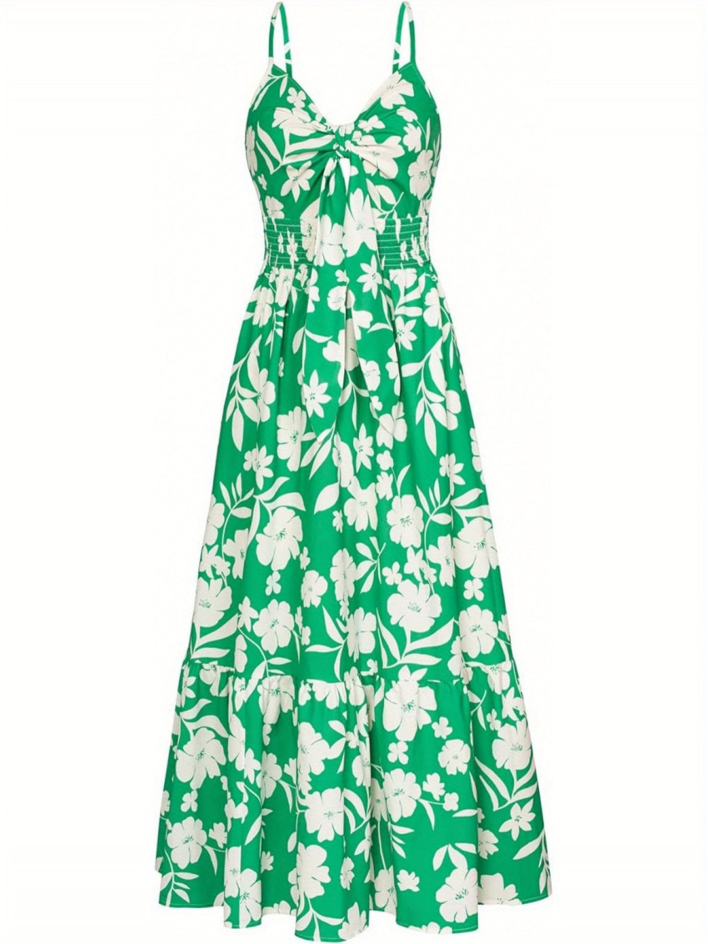 Bohemian Printing Slip Dress Vacation