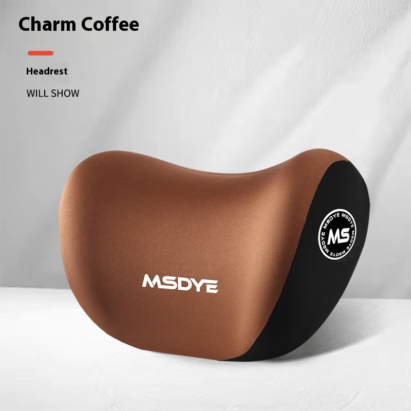 Car Memory Foam Latex Headrest Lumbar Support Pillow