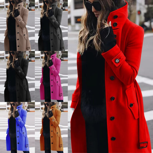 Autumn Winter New Woolen Coat