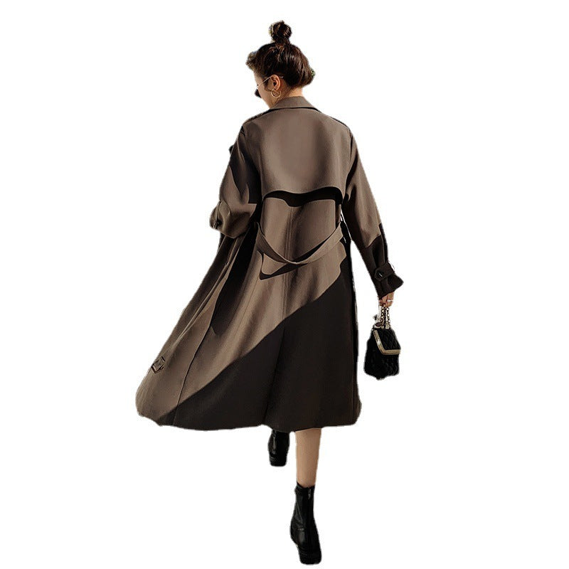 British Style Temperament Loose Commuter Windbreaker Women