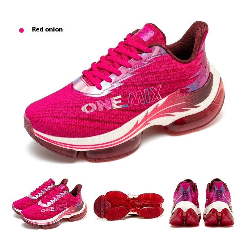 Men's And Women's Full Palm Shock-absorbing Lightweight Bouncy Running Sports Casual Shoes