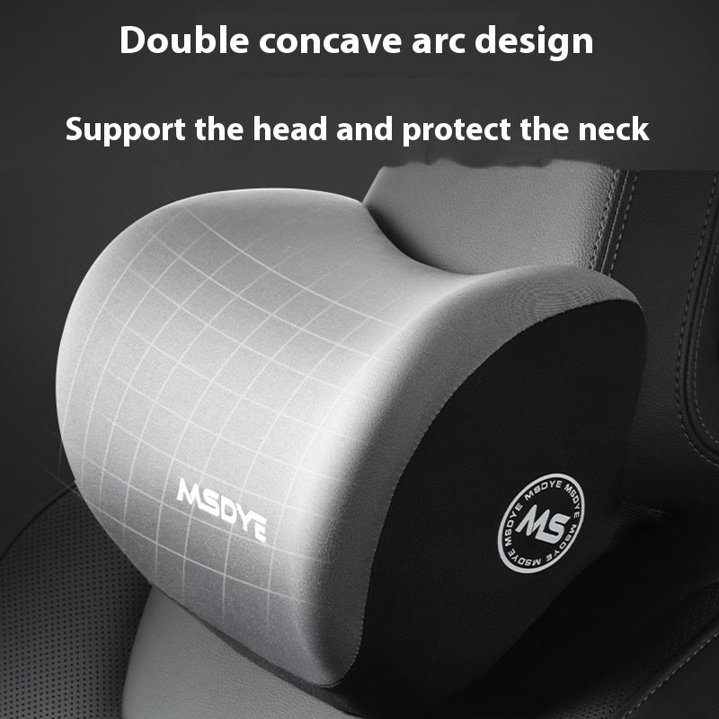 Car Memory Foam Latex Headrest Lumbar Support Pillow