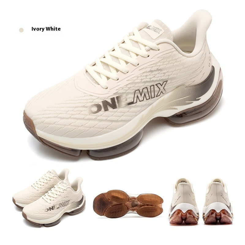 Men's And Women's Full Palm Shock-absorbing Lightweight Bouncy Running Sports Casual Shoes