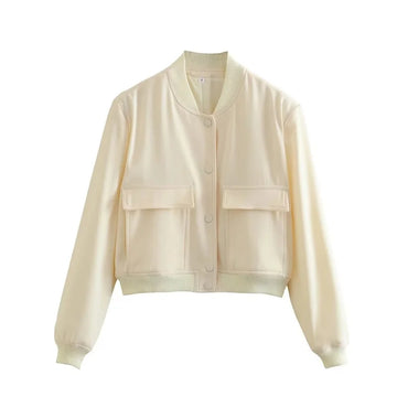 MUJER Women's Bomber Jacket Women.b