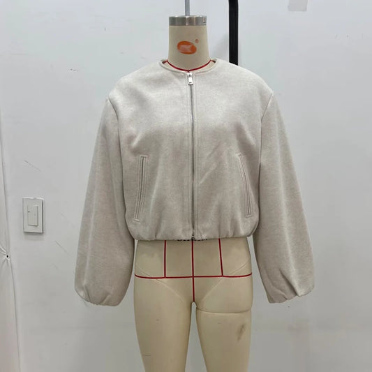 MUJER 2025 Fleece Bomber Jackets for Women.