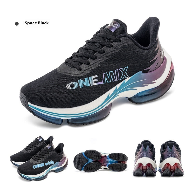 Men's And Women's Full Palm Shock-absorbing Lightweight Bouncy Running Sports Casual Shoes