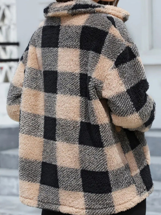 Coat Pocket With Long Sleeve Winter Fashion Casual Coat