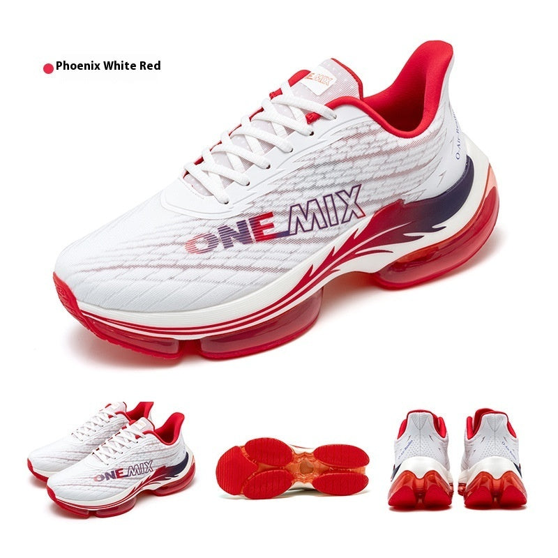 Men's And Women's Full Palm Shock-absorbing Lightweight Bouncy Running Sports Casual Shoes