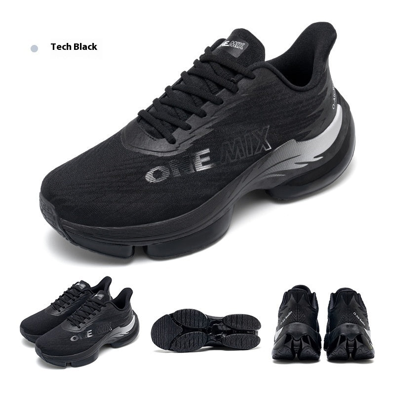 Men's And Women's Full Palm Shock-absorbing Lightweight Bouncy Running Sports Casual Shoes