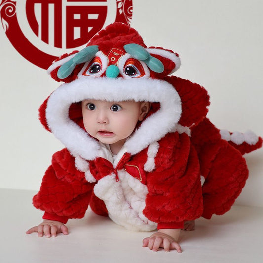 Winter Fleece-lined Thickened Jumpsuit